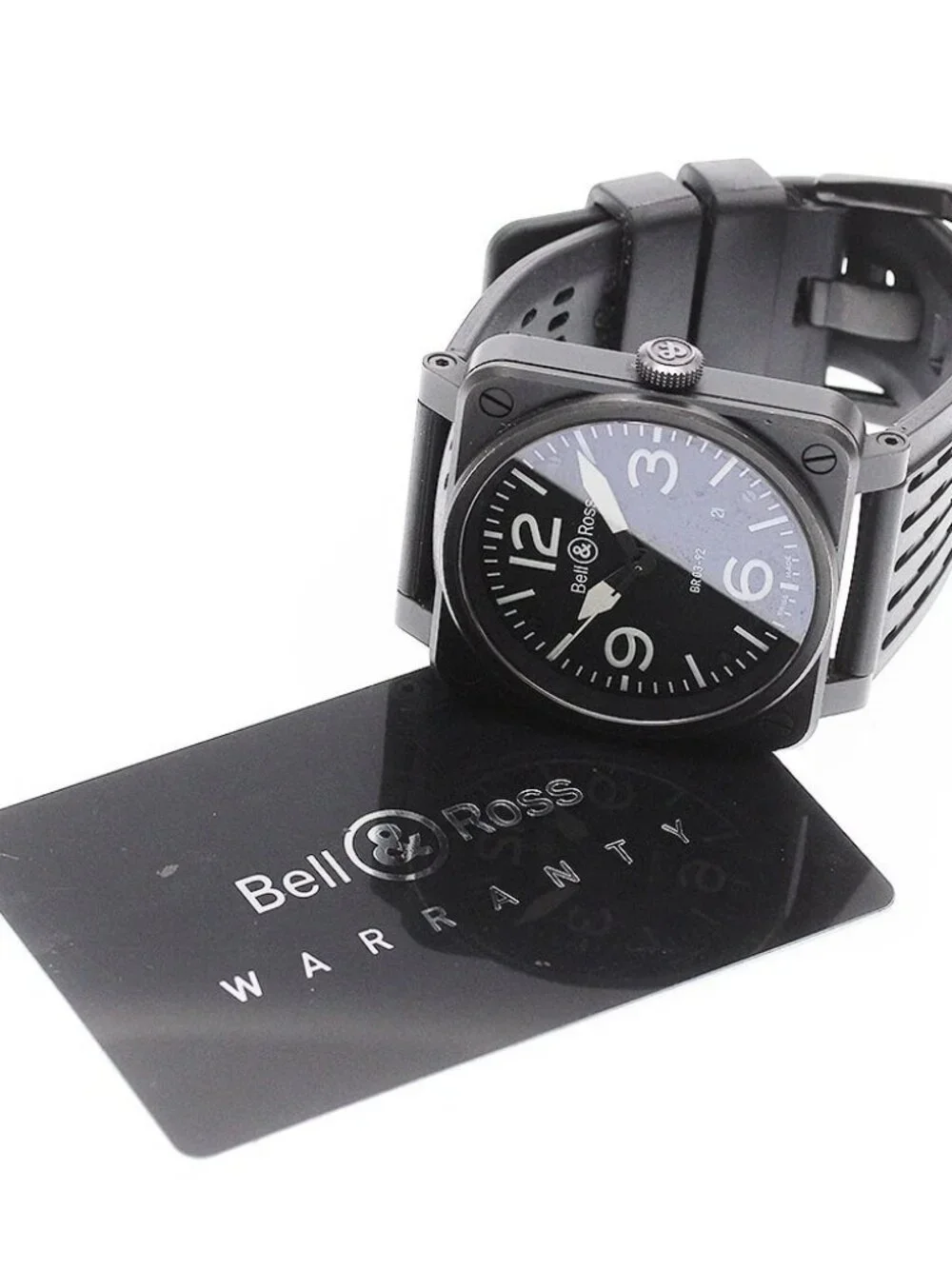Bell＆Ross Aviation Military BR03-92-S Date Black Dial Automatic Men's _958029